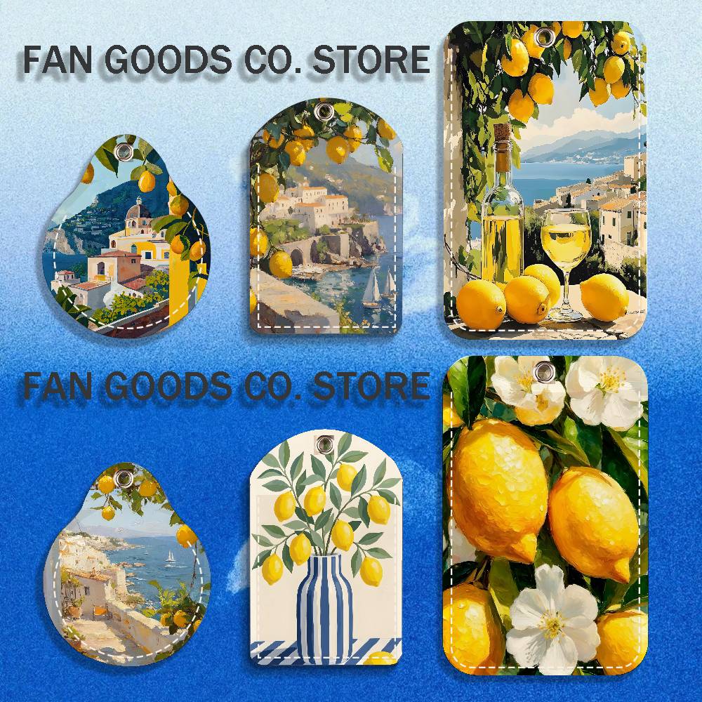 Airtag Holder Case - Porte-clés Citron de la Côte Amalfi
