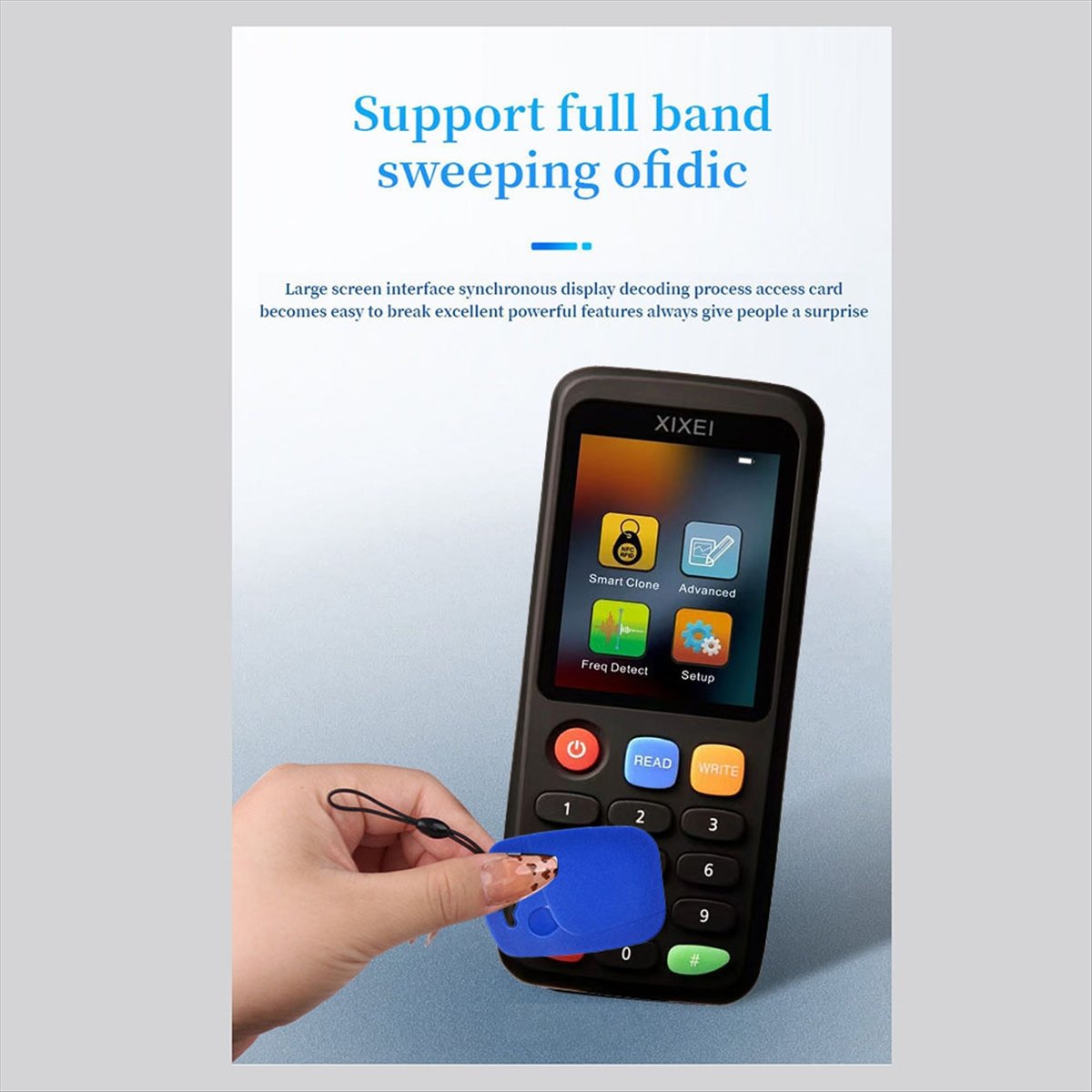 Nfc Card Reader - Duplicateur de carte intelligente ABGN X7