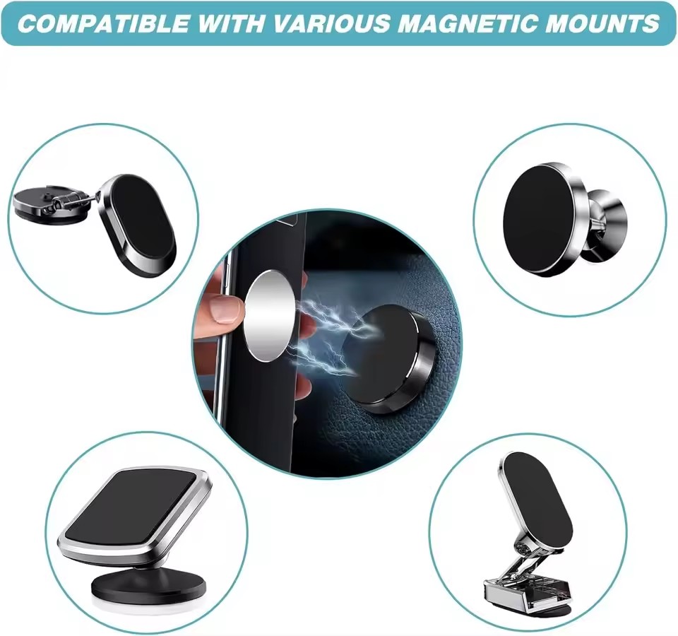 1/50 pièces Plaque Métallique  - Car Mount Phone avis et prix