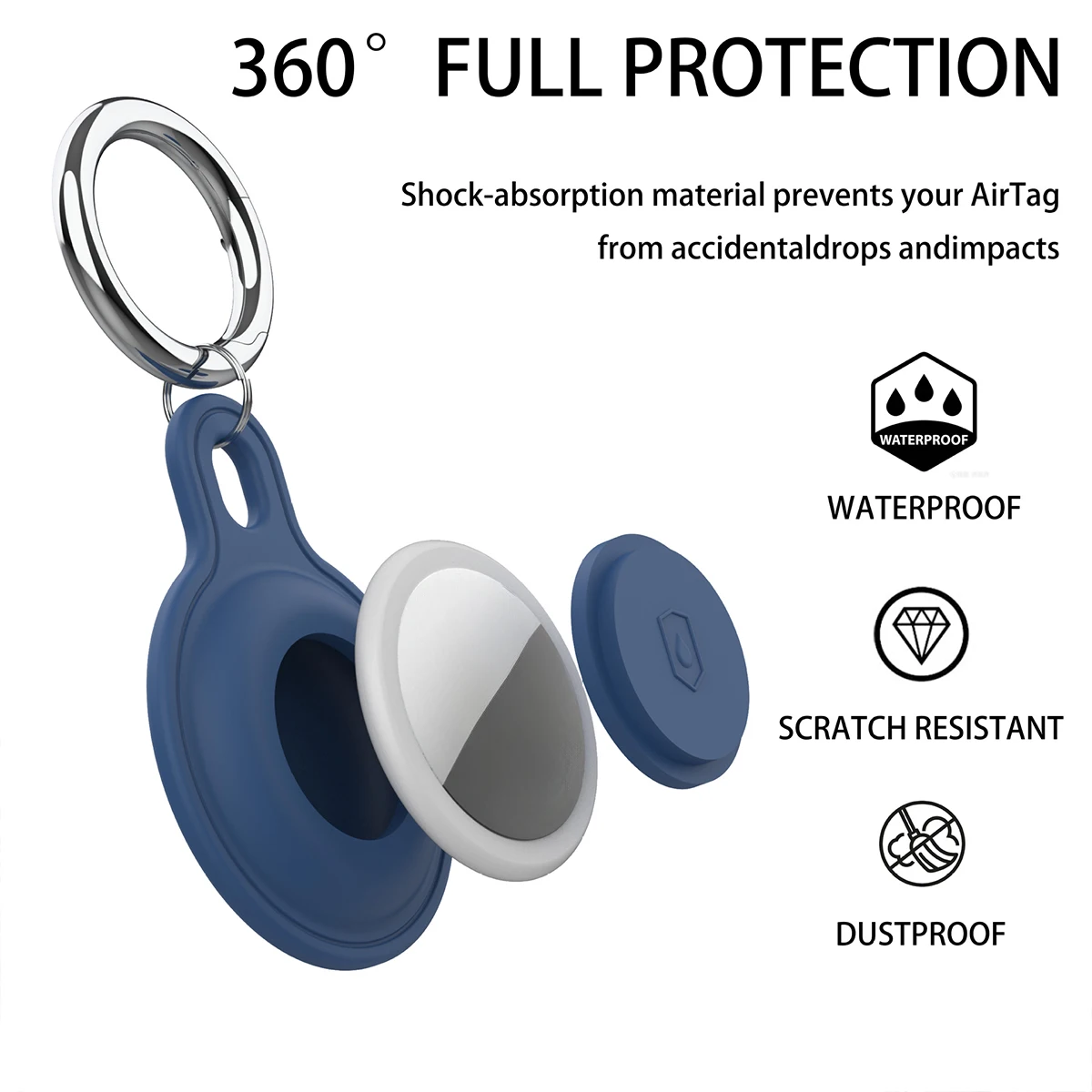 Étui étanche pour porte-clés A - Airtag Holder Case avis et prix