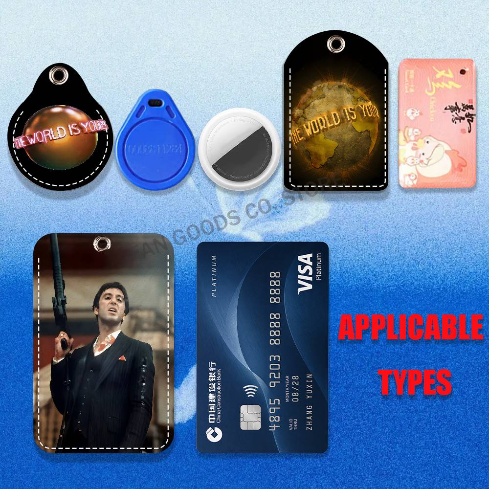 Porte-cartes en cuir Scarfaces - Airtag Holder Case avis et prix